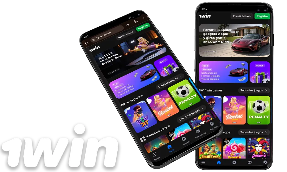 Aplicación móvil 1win