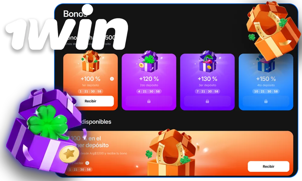 Bono de bienvenida de 1win